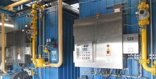 Eastham Refinery boiler