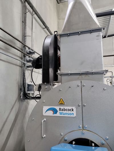 Babcock Wanson boiler equipped with Good Loop